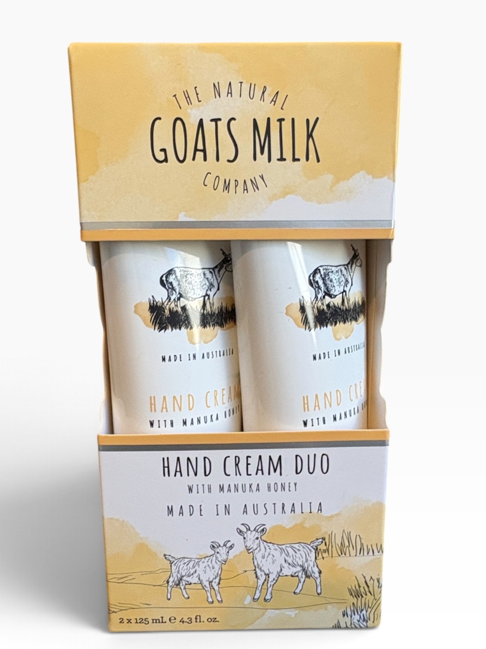 The Natural Goat’s Milk Company Hand Cream Duo Australia NEW SEALED